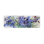 Van Gogh Still Life: Vase with Irises Custom Return Address Labels