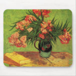 Van Gogh; Still Life Vase with Oleanders and Books Mousepads