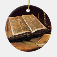 Van Gogh - Still Life With Bible Christmas Tree Ornament