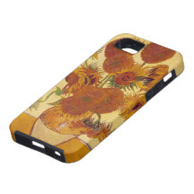 Van Gogh Sunflowers (F454) Vintage Fine Art iPhone 5 Covers