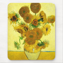 Van Gogh Sunflowers Mouse Pad
