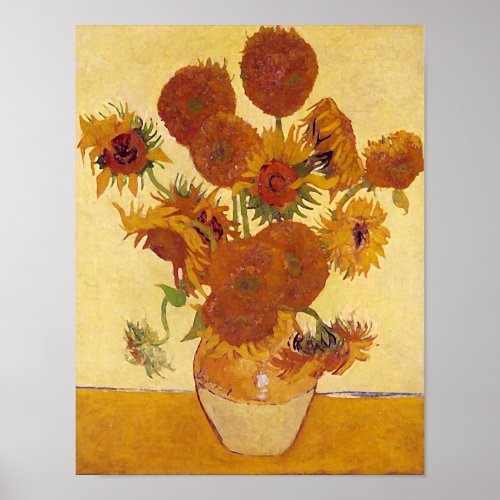 Van Gogh Sunflowers print