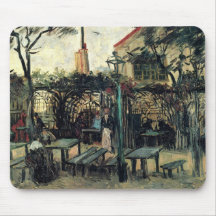 Van Gogh; Terrace of a Cafe on Montmartre Mouse Pads