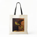 Van Gogh The Green Parrot Tote Bag by ArtLoversCafe Van Gogh The Green Parrot Tote Bag
