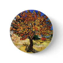 Van Gogh The Mulberry Tree Button