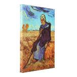 Van Gogh; The Shepherdess (after Millet) Canvas Print