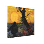Van Gogh; The Sower Stretched Canvas Print