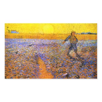 Van Gogh: The Sower Rectangular Stickers