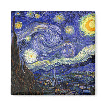 Van Gogh The Starry Night Magnet by ArtLoversCafe Van Gogh The Starry Night Magnet