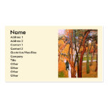 Van Gogh The Walk: Falling Leaves, Vintage Art Business Cards