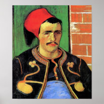 Van Gogh - The Zouave Poster