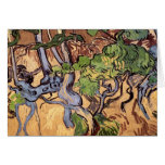 Van Gogh Tree Roots and Trunks (F816) Card