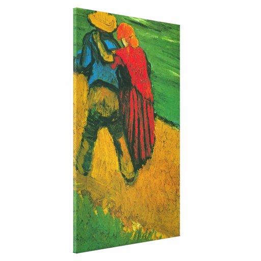 Van Gogh Two Lovers Canvas Print