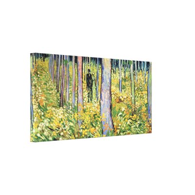 Van Gogh - Undergrowth With Two Figures Canvas Prints