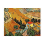 Van Gogh Valley with Ploughman Postcard