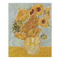 Van Gogh - Vase Twelve Sunflowers posters