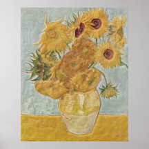 Van Gogh - Vase Twelve Sunflowers Posters