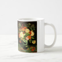 Van Gogh Vase with Carnations Mug