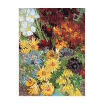 Van Gogh Vase With Daisies Postcard