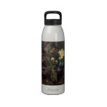Van Gogh; Vase with Myosotis and Peonies Water Bottle