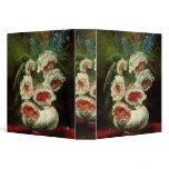 Van Gogh; Vase with Peonies Vinyl Binder