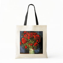 Van Gogh; Vase with Red Poppies Tote Bag