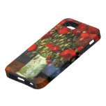 Van Gogh; Vase with Red Poppies, Vintage Flowers iPhone 5 Cover