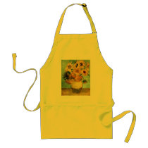 Van Gogh Vase with Twelve Sunflowers Apron