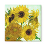 Van Gogh: Vase with Twelve Sunflowers Fridge Magnet