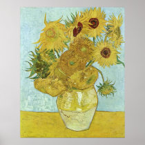 Van Gogh: Vase with Twelve Sunflowers Print