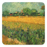 Van Gogh; View of Arles with Irises in Foreground stickers