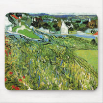 Van Gogh; Vineyards with a View of Auvers Mousepads