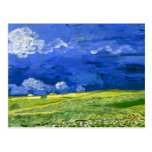 Van Gogh Wheat Field Under Clouded Sky (F778) Postcards
