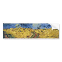 Van Gogh Wheat Field with Crows Bumper Sticker