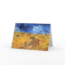 Van Gogh Wheat Field With Crows Greeting Card