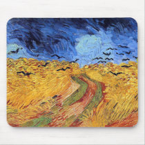 Van Gogh Wheat Field With Crows Mousepad