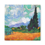 Van Gogh Wheat Field with Cypresses Refrigerator Magnet