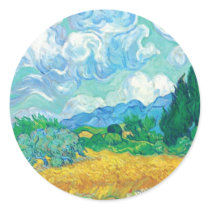 Van Gogh- Wheat Field with Cypresses Sticker