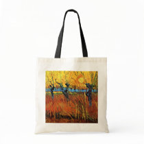 Van Gogh Willows at Sunset Tote Bag