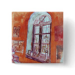 Van Gogh; Window of Vincent's Studio at the Asylum buttons