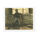 Van Gogh Woman Reeling Yarn Post Cards