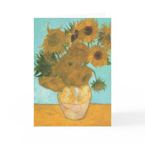 Van Gogh's 12 Sunflowers cards