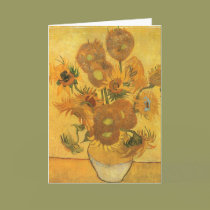 Van Gogh's 15 Sunflowers cards