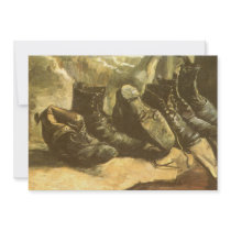 Van Gogh's 3 Pairs of Shoes invitations