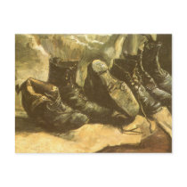 Van Gogh's 3 Pairs of Shoes postcards