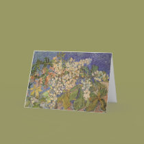 Van Gogh's Blossoming Chestnut Branches cards