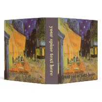 Van Gogh's Cafe Terrace at Night binders