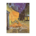 Van Gogh's Cafe Terrace at Night postcards