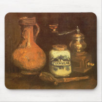 Van Gogh's Coffee Mill mousepads by MasterpieceCafe Van Gogh's Coffee Mill mousepads