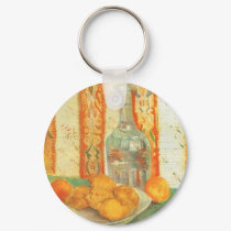 Van Gogh's Decanter and Lemons keychains by MasterpieceCafe Van Gogh's Decanter and Lemons keychains